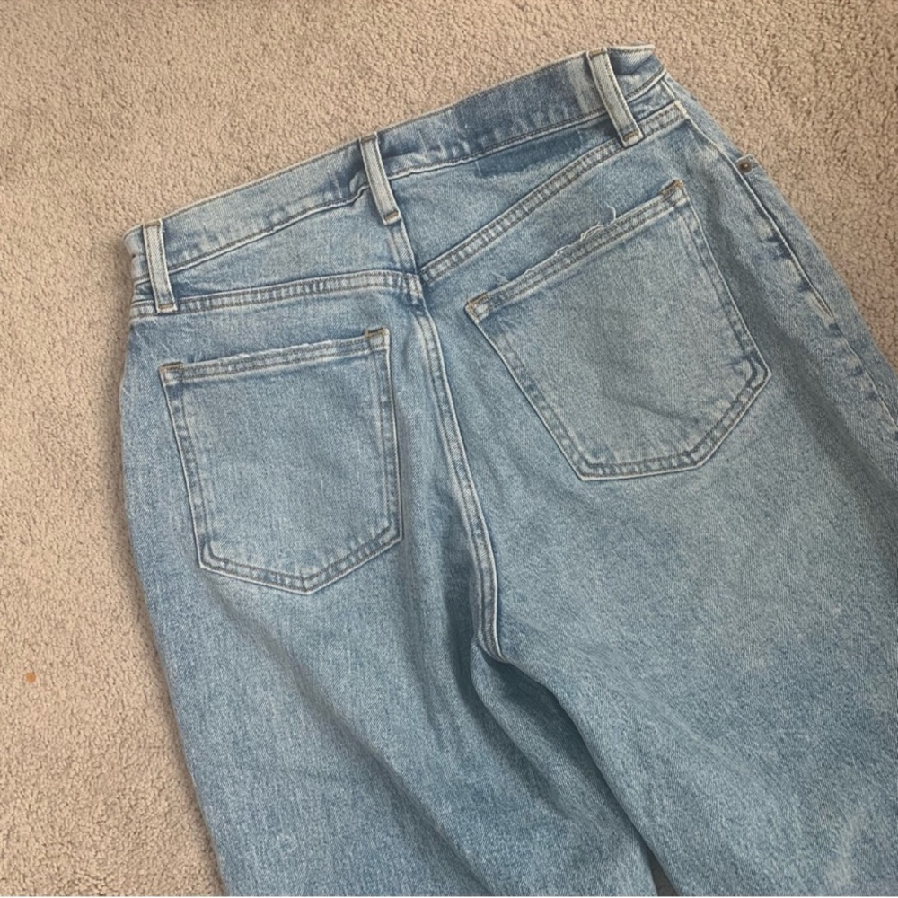 Abercrombie & Fitch Curve Love Ultra High Rise 90s Distressed Jean size 8S/29S - Picture 7 of 12
